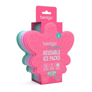 Foto 6 | Foto 6 | Paquetes De Hielo Bentgo Buddies Con Purpurina Reutilizables Paquete De 4 Unidades Fairy - Venta Internacional.