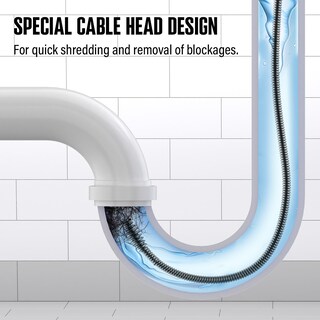 Foto 7 | Foto 7 | Cable Sinfín De Drenaje Populo De 25 Pies Reemplazable Para Cadl-2004 Pedc-23 - Venta Internacional.