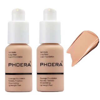 Foto 1 | Foto 1 | Base De Maquillaje Líquida Phoera 103 Warm Peach 30 Ml (paquete De 2) - Venta Internacional.