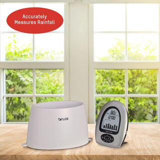 Foto 4 | Foto 4 | Pluviómetro Y Termómetro Digital Inalámbrico Taylor De 5 Pulgadas - Venta Internacional.