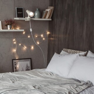 Foto 3 | Foto 3 | Lámpara De Escritorio Globe Electric 30293 5.5 Clip-arm Mate Light Grey - Venta Internacional.