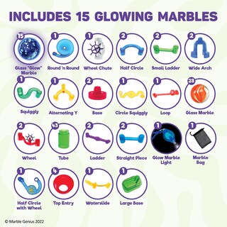 Foto 5 | Foto 5 | Set Marble Run Track Race Starter Marble Genius 115 Piezas Para Mayores De 4 Años - Venta Internacional.