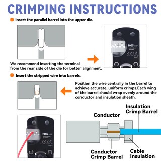 Foto 5 | Foto 5 | Conectores Micropines Hks De Barril Abierto Para Crimpar Tool 0 03 A 0 52 Mm² - Venta Internacional.