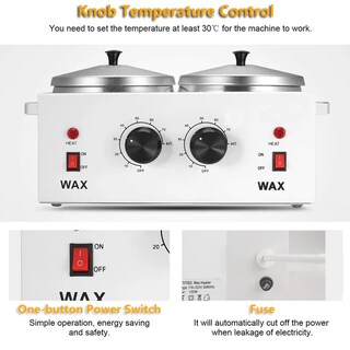 Foto 4 | Foto 4 | Wax Warmer Podoy Olla Doble De 1 2 Litros Con 100 Bastones Para Manualidades De 100 Ml - Venta Internacional.