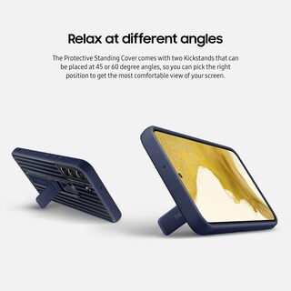 Foto 7 | Foto 7 | Funda Protectora Con Soporte Para Samsung Galaxy S22+ Color Azul Marino - Venta Internacional.