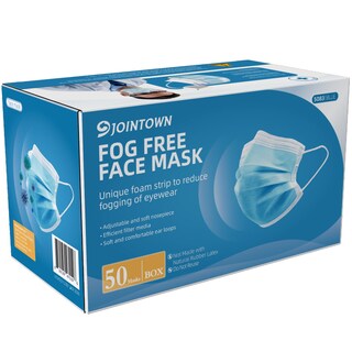 Foto 3 | Foto 3 | Mascarilla Desechable Jointown Antivaho De 3 Capas Para Adultos X50 - Venta Internacional.