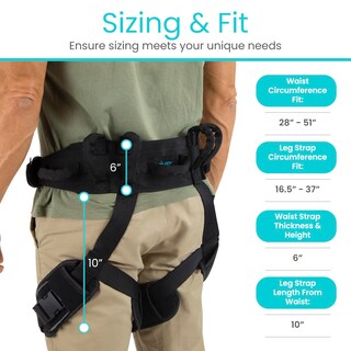 Foto 5 | Foto 5 | Cinturón Transfer Belt Vive Con Correas Para Piernas Para Personas Mayores - Venta Internacional.