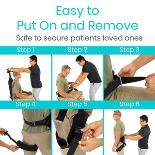 Foto 6 | Foto 6 | Cinturón Transfer Belt Vive Con Correas Para Piernas Para Personas Mayores - Venta Internacional.