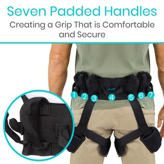 Foto 7 | Foto 7 | Cinturón Transfer Belt Vive Con Correas Para Piernas Para Personas Mayores - Venta Internacional.