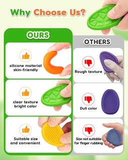 Foto 5 | Foto 5 | Piedra Sensorial Lesong De Fidget Toys Para Niños Paquete De 24 Con Texturas - Venta Internacional.