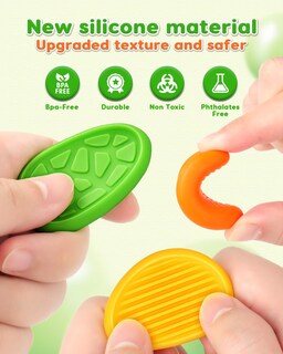 Foto 7 | Foto 7 | Piedra Sensorial Lesong De Fidget Toys Para Niños Paquete De 24 Con Texturas - Venta Internacional.