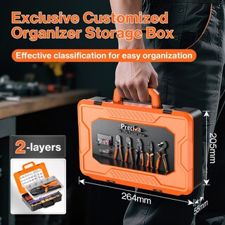 Foto 2 | Foto 2 | Herramienta De Crimpado Preciva Awg20-10 Trinquete Con 425 Terminales - Venta Internacional.