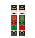 Pancarta de Cascanueces Navideño 30 x 180 cm 2 Piezas