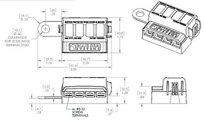 Foto 3 | Foto 3 | Terminal De Batería Fuse Block Blue Sea Systems 5024 St Blade - Venta Internacional.