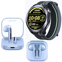 Bundle Smartwatch Gtr Lite Filwans Negro + Audífonos Xiaomi Redmi Buds 6 Active Azul