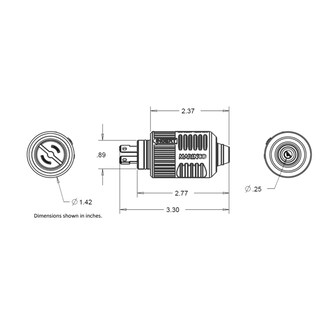 Foto 5 | Foto 5 | Combinación De Receptáculo Y Enchufe Marinco 12vcps2 2 2 Wire Connectpro - Venta Internacional.