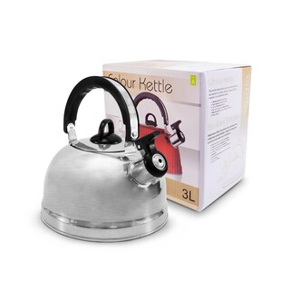 Foto 1 | Foto 1 | Tetera Silvadora Para Te Y Cafe De Acero Inoxidable Plateada Hervidor De Agua