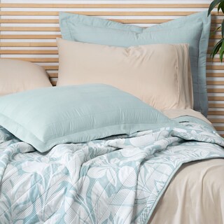 Foto 5 | Foto 5 | Set De Edredón Ligero Con Fundas De Almohada Y Set De Sábanas Esquimal King Size Doble Vista Calista