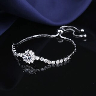 Foto 2 | Foto 2 | ''pulsera Diamara Plata 925 Ajustable Con Brillo Excepcional ''