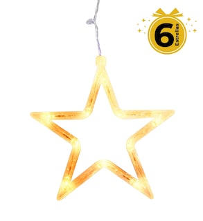 Foto 4 | Foto 4 | Set De 2 Guirnalda De Estrellas Navideña Led Calida Para Decoracion