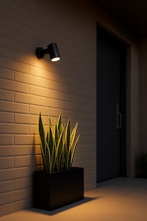 Foto 6 | Foto 6 | Estevez Luminario Led Ready Para Muro Eleve Ø63×ø70×140 Mm Color Negro Protección Ip65 Foco Gu10/mr16