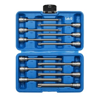 Foto 1 | Foto 1 | ''juego De 12 Conectores De Brocas Torx Extra Largos De 3/8 Un Estuche Azul ''