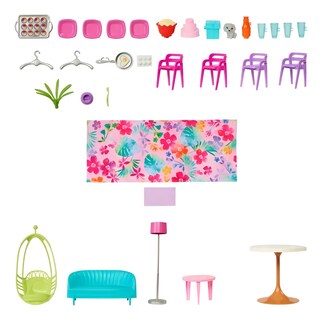 Foto 2 | Foto 2 | Casa De Muñecas Malibú Con Accesorios 2 Pisos Rosa