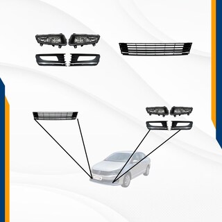 Foto 2 | Foto 2 | Fascia Delantera Vento 16 17 18 19 20 Con Neblineros Spoyler Y Guias