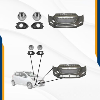 Foto 2 | Foto 2 | Fascia Delantera Beat 18 19 20 21 22 Con Faros Y Neblineros