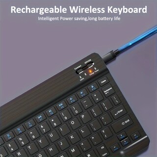 Foto 4 | Foto 4 | Teclado Y Ratón Inalámbricos Para Tableta Ipad Android - Venta Internacional.