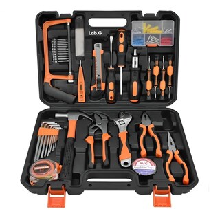 Foto 1 | Foto 1 | Juego De Herramientas Lab.g Mecánica Portafolio 100 Pz Con Matraca Naranja