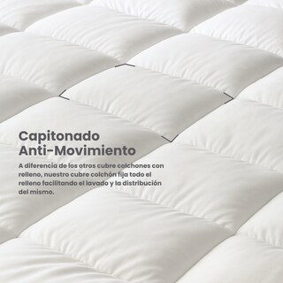 Foto 2 | Foto 2 | Cubrecolchón Queen Size Acolchado Tesso Home