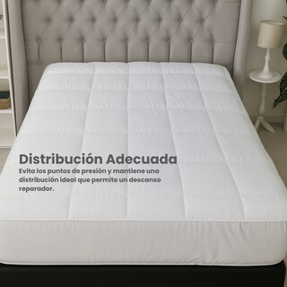 Foto 3 | Foto 3 | Cubrecolchón Queen Size Acolchado Tesso Home