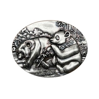 Foto 1 | Foto 1 | Hebilla De Cinturón De Aleación Con Diseño De Oso Panda 90 G 7 2 X 5 4 Cm Para 39 Mm - Venta Internacional.