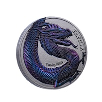 Moneda Conmemorativa De Hierro Con Diseño De Dragón Fafnir 65 G 4 5 X 0 6 Cm - Venta Internacional.
