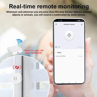 Foto 4 | Foto 4 | Sensor De Movimiento Por Vibración Tuya Zigbee Para Automatización Del Hogar - Venta Internacional.