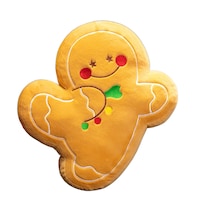 Muñeca De Peluche Con Forma De Pan De Jengibre Con Dibujos Animados Suaves Con Ojos De Estrella 15 - Venta Internacional.