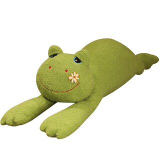 Foto 1 | Foto 1 | Muñeca De Peluche Lazy Frog Con Detalle Floral 100 Cm 900 G - Venta Internacional.