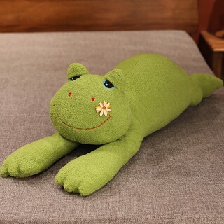 Foto 2 | Foto 2 | Muñeca De Peluche Lazy Frog Con Detalle Floral 100 Cm 900 G - Venta Internacional.