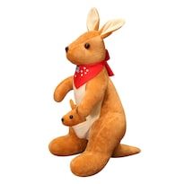 Muñeca De Peluche Con Dibujos Animados De Canguro Con Baby Joey 45 Cm Suave - Venta Internacional.