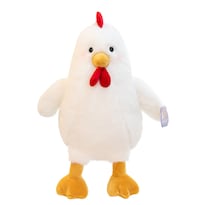 Muñeca De Peluche Con Dibujos Animados De Pollo Blanco 45 Cm Gallina De Peluche - Venta Internacional.
