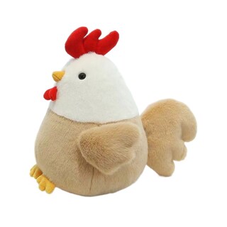 Foto 1 | Foto 1 | Muñeca De Peluche Con Dibujos Animados De Gallo Marrón 22 Cm Peluche Suave - Venta Internacional.