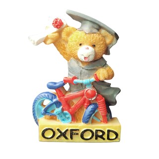 Foto 1 | Foto 1 | Imán Para Nevera Con Diseño De Oso De La Universidad De Oxford Graduación 3d - Venta Internacional.