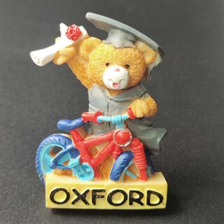 Foto 3 | Foto 3 | Imán Para Nevera Con Diseño De Oso De La Universidad De Oxford Graduación 3d - Venta Internacional.