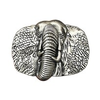 Hebilla De Cinturón De Aleación Con Diseño Vintage De Elefante Para Hombre Y Mujer - Venta Internacional.