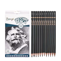 Juego De Lápices De Dibujo Genérico De 12 Piezas Con Varios Lápices De Grafito - Venta Internacional.