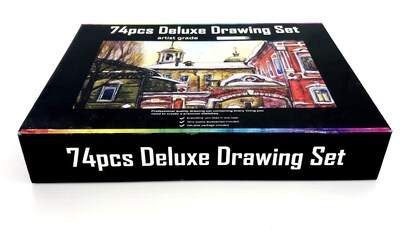 Foto 2 | Foto 2 | Set De Dibujo Deluxe De 51 Piezas Con Lápices De Colores Y Lápices De Grafito - Venta Internacional.