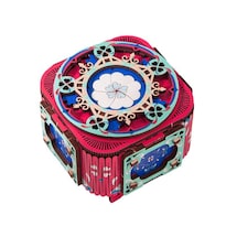 Caja De Música De Madera Con Forma De Feliz Cumpleaños Rompecabezas Mecánico 3d Diy - Venta Internacional.