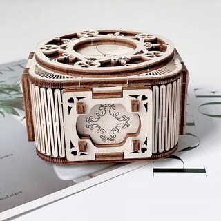 Foto 2 | Foto 2 | Caja De Música 3d Canon Melody Con Forma De Puzle De Madera 8 5 X 8 5 X 6 Cm - Venta Internacional.