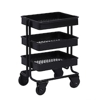 Carrito Para Muebles En Miniatura Con Forma De Casa De Muñecas A Escala 1:12 De Hierro Negro - Venta Internacional.